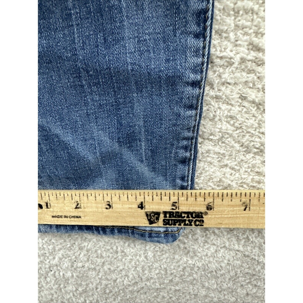 American Eagle Jeans Men 29x34 (28x32) Blue Athletic Skinny Distressed Whiskers - Picture 13 of 14